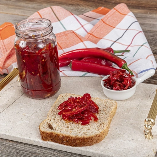 EV YAPIMI ACI BİBER REÇELİ 700 GR